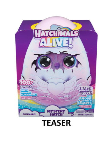 VV-6069132,Hatchimals Alive Mistery Hatch Ou Pufficorn