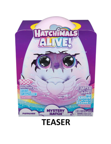 VV-6069132,Hatchimals Alive Mistery Hatch Ou Pufficorn
