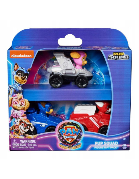 VV-6067480,Patrula Catelusilor Pup Squad Set Cadou 3 Masinute