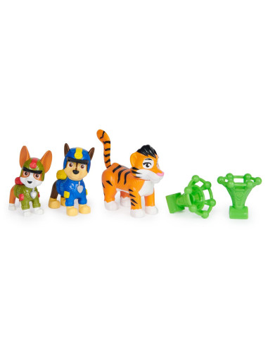 VV-6068629,Patrula Catelusilor Jungle Pups Set 3 Figurine Chase Tracker Si Tigrul
