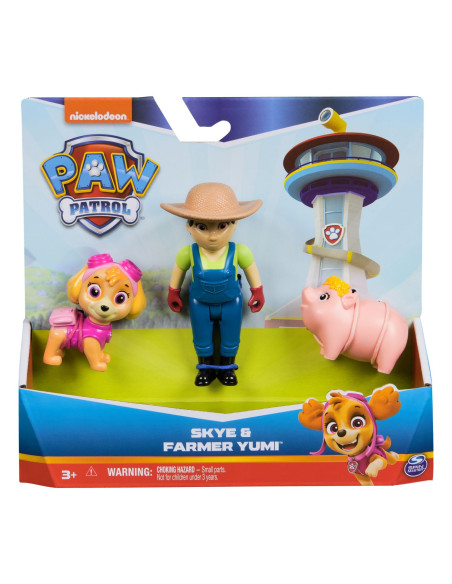 VV-6070734_20148173,Patrula Catelusilor Set Figurine Eroi De Salvare Skye Si Farmer Yumi
