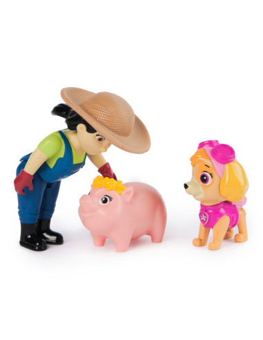 VV-6070734_20148173,Patrula Catelusilor Set Figurine Eroi De Salvare Skye Si Farmer Yumi