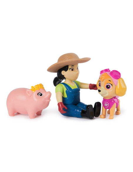 VV-6070734_20148173,Patrula Catelusilor Set Figurine Eroi De Salvare Skye Si Farmer Yumi
