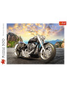 VV-37384,Puzzle Trefl 500 Motocicleta Neagra
