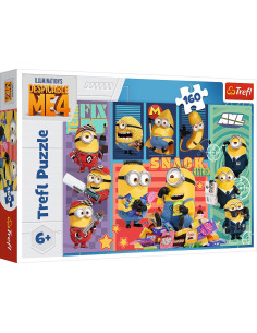 VV-15423,Puzzle Trefl 160 Despicable Me 4 Lumea Minionilor