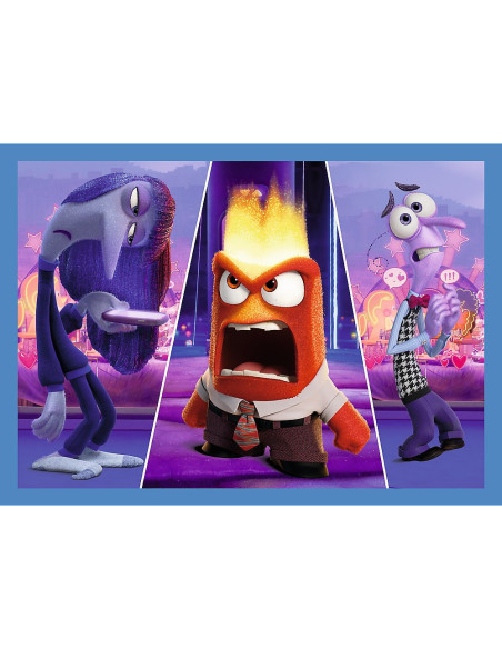 VV-34652,Puzzle Trefl 4in1 Disney Inside Out 2 O Lume Plina De Emotii
