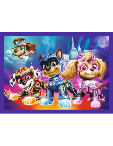 VV-34621,Puzzle Trefl 4in1 Patrula Catelusilor Mighty Movie Eroii