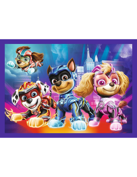 VV-34621,Puzzle Trefl 4in1 Patrula Catelusilor Mighty Movie Eroii