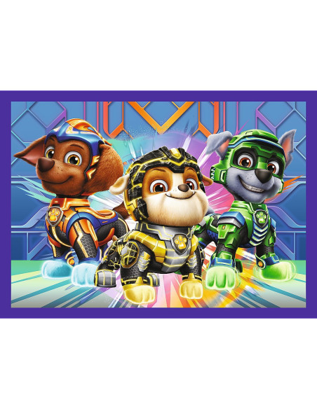 VV-34621,Puzzle Trefl 4in1 Patrula Catelusilor Mighty Movie Eroii