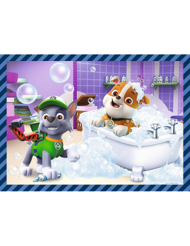 VV-34650,Puzzle Trefl 4in1 Patrula Catelusilor Activitatile Zilnice Ale Echipei