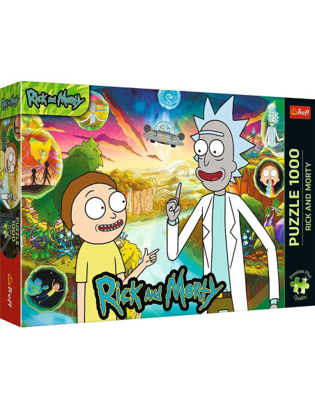 VV-10838,Puzzle Trefl 1000 Premium Plus Rick Si Morty
