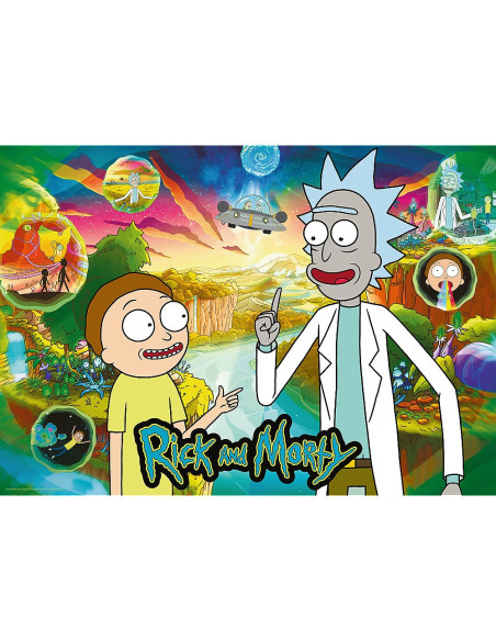 VV-10838,Puzzle Trefl 1000 Premium Plus Rick Si Morty