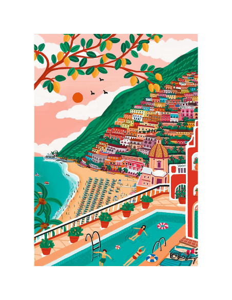 VV-10895,Puzzle Trefl 1000 Premium Plus Positano Italia