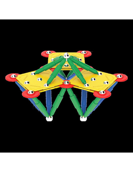 Set de constructie magnetic Supermag Classic, 72 piese