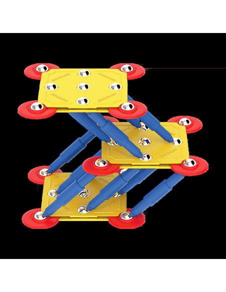 Set de constructie magnetic Supermag Classic, 72 piese