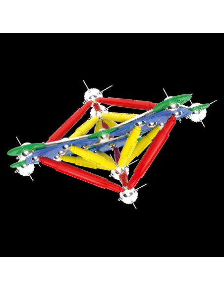 Set de constructie magnetic Supermag Classic, 72 piese
