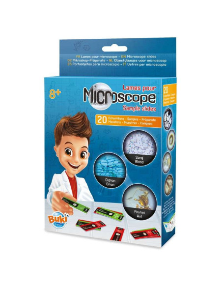 Set Lamele pentru microscop - 20 de mostre diferite