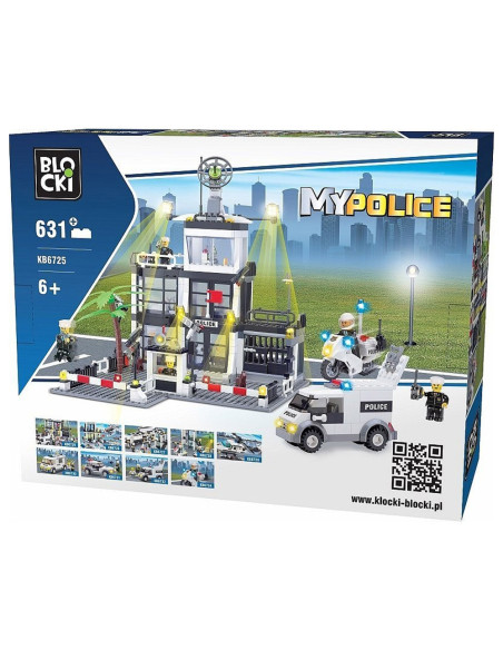 ROB-KB6725,Blocki My Police, Comisariat politie, 631 piese