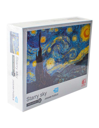 ROB-88317,Puzzle carton, Noapte instelata, 1000 piese