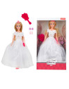 ROB-39957A,Papusa mireasa, cu accesorii - Toi-Toys