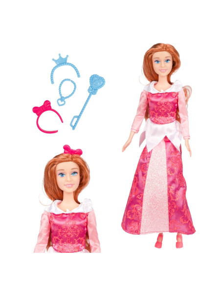 ROB-39958Z,Papusa printesa, cu accesorii - Toi-Toys