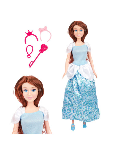 ROB-39958Z,Papusa printesa, cu accesorii - Toi-Toys