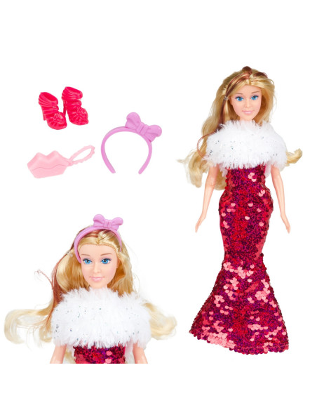 ROB-39961Z,Papusa cu accesorii - Toi-Toys