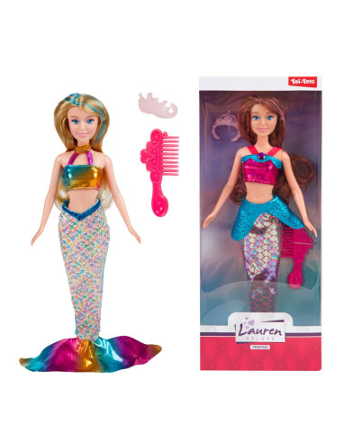 ROB-39963Z,Papusa sirena, cu accesorii - Toi-Toys