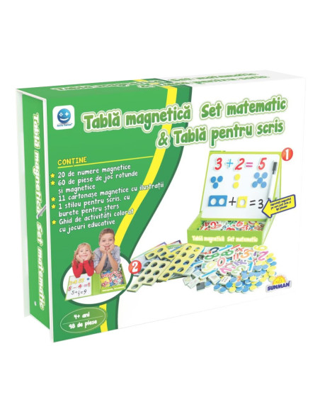 S00007927,Smile Games - Joc educativ matematic pe tableta magnetica