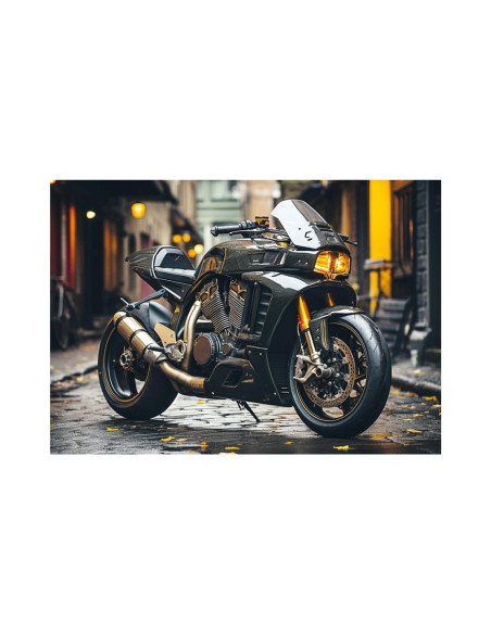 ROB-502772,Puzzle Motocicleta, 500 piese - DINO TOYS