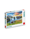 ROB-502765,Puzzle Cascada Islanda, 500 piese - DINO TOYS