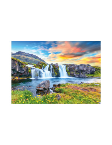 ROB-502765,Puzzle Cascada Islanda, 500 piese - DINO TOYS