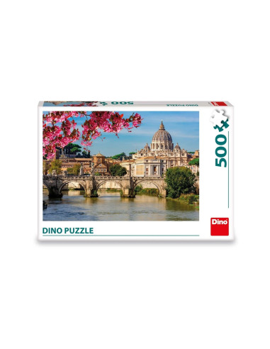 ROB-502802,Puzzle Bazilica Sfantul Petru, 500 piese - DINO TOYS