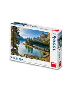 ROB-533073,Puzzle Lacul Maligne, 1000 piese - DINO TOYS