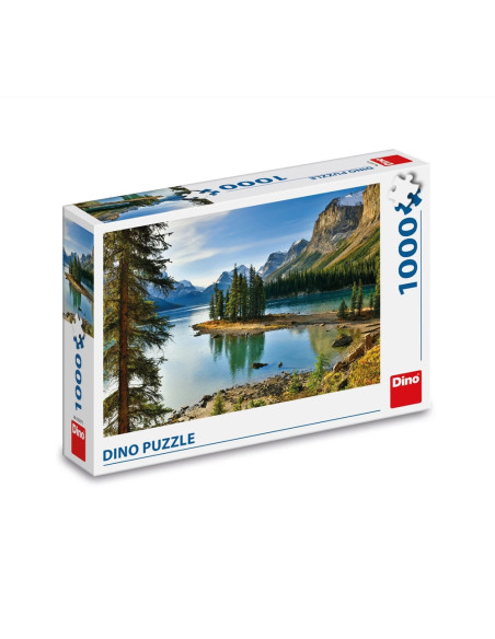 ROB-533073,Puzzle Lacul Maligne, 1000 piese - DINO TOYS