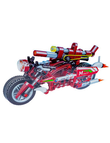 ROB-0918-43,Cuburi constructii, Motocicleta