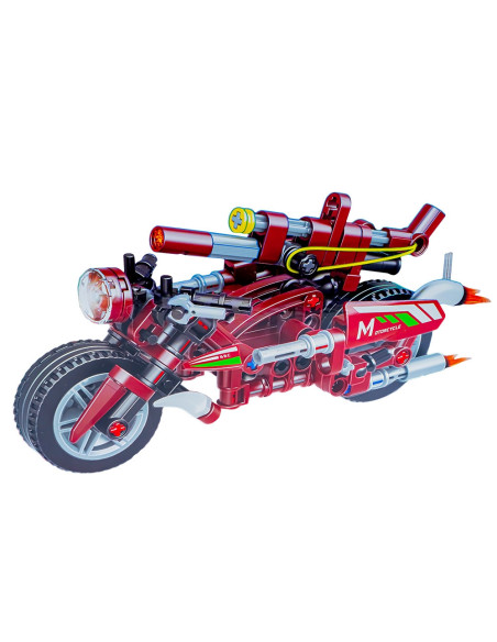 ROB-0918-43,Cuburi constructii, Motocicleta