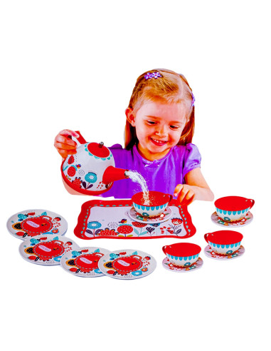ROB-966-D16,Set ceainic, 15 piese
