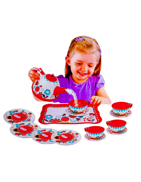 ROB-966-D16,Set ceainic, 15 piese