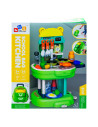 ROB-689-38,Play set bucatarie, in ghiozdanel, 34 piese