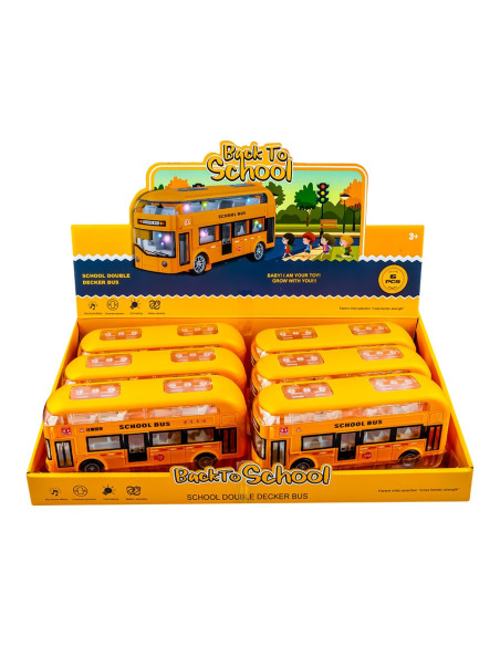ROB-0049A,Autobuze cu baterii, 6 buc/set