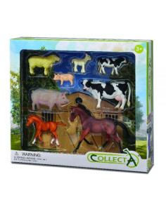 COL84181WB,Set de 8 figurine pictate manual Viata la ferma 84181