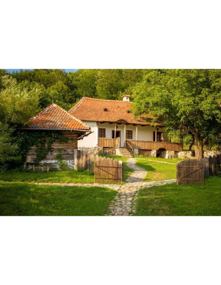 GBN503_4050,Goblen cu Diamante patrate, 40x50 cm, Casa Prințului Charles din Transilvania, GBN-503