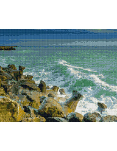 GBN490_4050,Goblen cu Diamante patrate, 40x50 cm, Marea Neagra, GBN-490