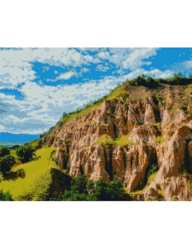 GBN453_4050,Goblen cu Diamante patrate, 40x50 cm, Canionul R&acircpa Roșie, GBN-453