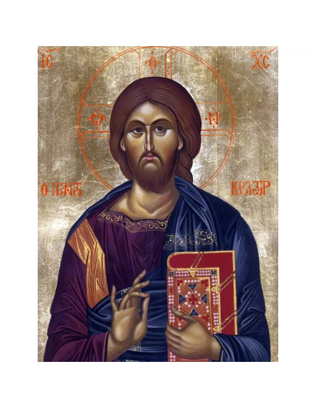 GBN330_4050,Goblen cu Diamante patrate, 40x50 cm, Iisus Hristos, GBN-330