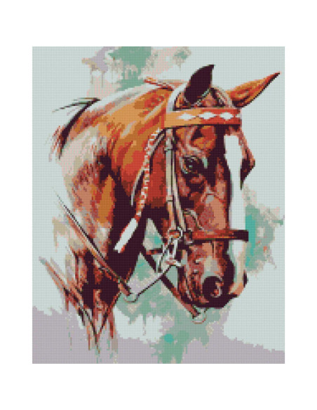 GBN320_4050,Goblen cu Diamante patrate, 40x50 cm, Privide Nobila, GBN-320