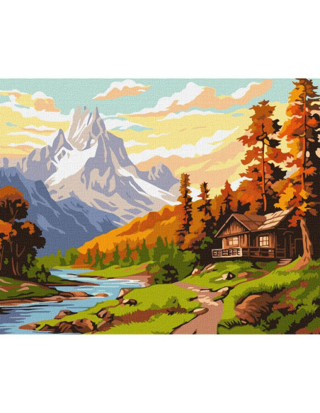 Pictura pe numere, 40x50 cm, KH6339