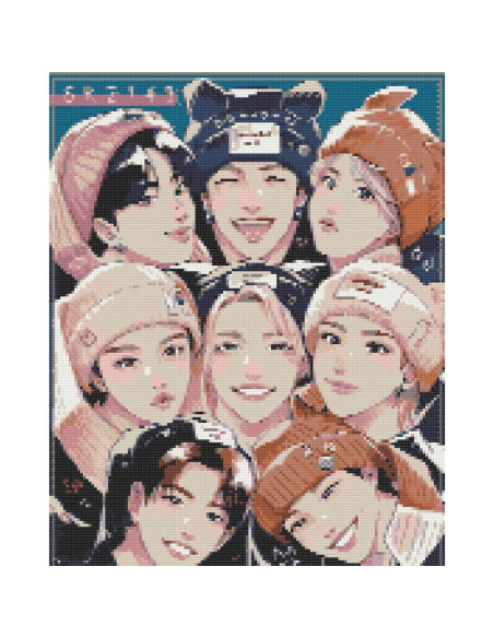 OD31890,Goblen cu Diamante Rotunde, 40x50 cm, OD31890