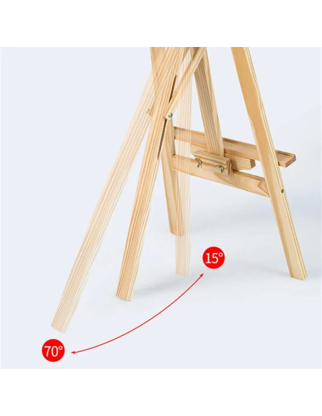Sevalet pictura, material lemn de pin, inaltime reglabila maxim 120 cm inaltime
